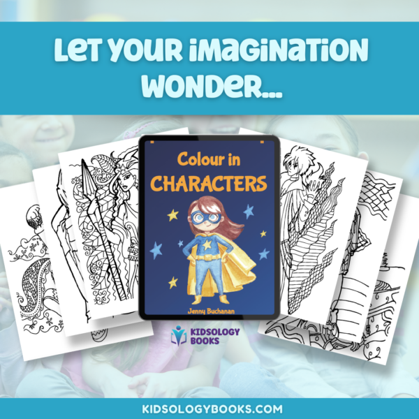 Colour In Characters eBook thumbnail by Kidsology books