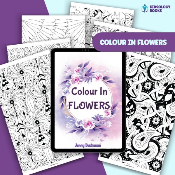 Colour In Flowers eBook thumbnail by Kidsology books