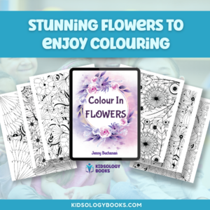 Colour In Flowers eBook by Kidsology books